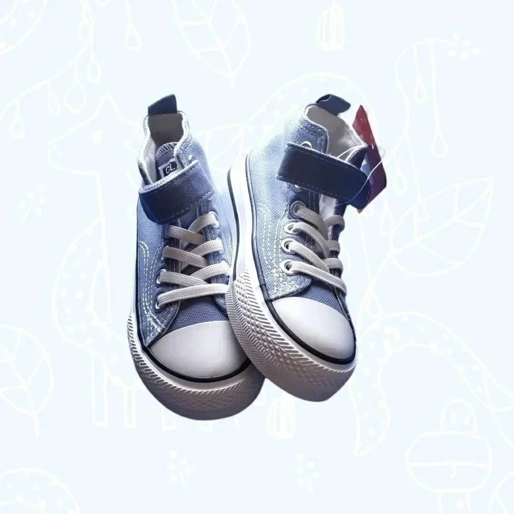 Classic sport unisex stars graphic high-top lace up front  sneakers size 10
